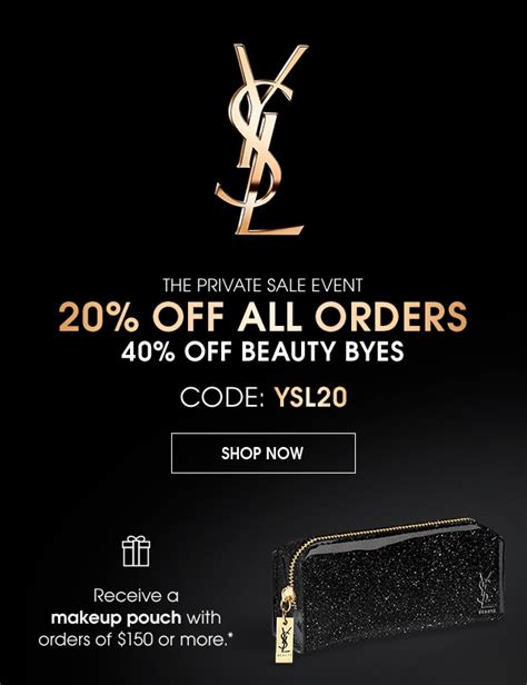 ysl private sale code|is YSL on sale.